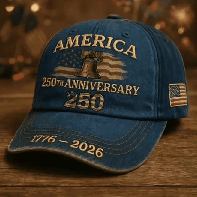 America 250th Anniversary Hat 1776-2026, Patriotic USA Flag Baseball Cap, Independence Day Gift for Veteran