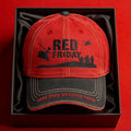 Red Friday Hat Until They All Come Home, Military Support Cap, Patriotic Veteran Appreciation Gift Baseball Hat