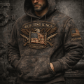 Custom Name Rejecting Kings 1776 Vintage Hoodie Print Patriotic Hoodie USA Flag Eagle Gift for Dad Father Day American Freedom Style