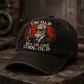 Im Old But Im Like Cool Old Beard Sunglasses Gun Printed Cap Vintage Style Funny Gift For Fathers Day Humor Style