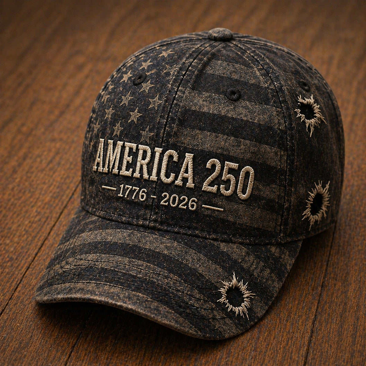 America 250 Printed Hat Patriotic American Flag Cap Independence Day Gift for Men USA Baseball Cap 1776 2026