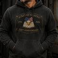 USA 250th Anniversary Eagle Printed Hoodie, American Flag Hoodie, Patriotic 1776 2026, Father’s Day Gift for Dad, Veteran Gift