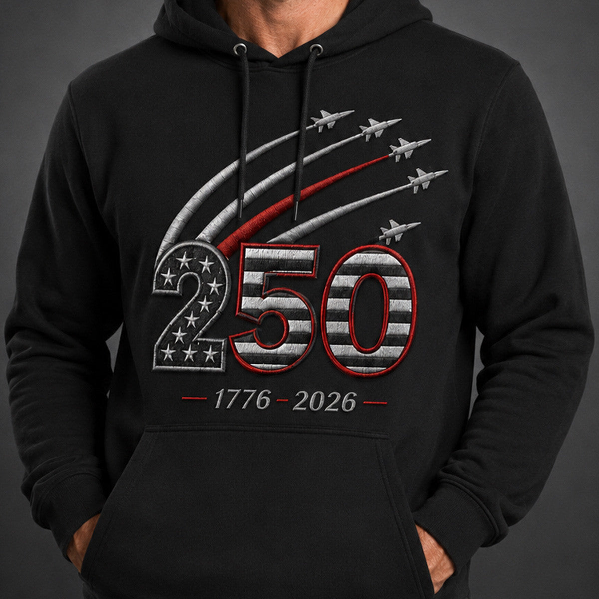 250th Anniversary USA Flag Printed Hoodie Patriotic Father’s Day Gift for Dad Grandpa Men America 1776 2026