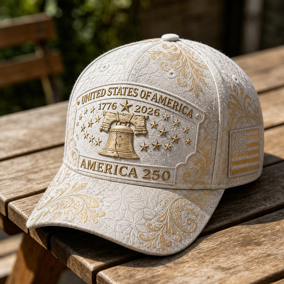 United States Of America 1776-2026 America 250 Liberty Bell Printed Cap Patriotic USA Hat Mother’s Day Gift for Women