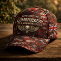 Let’s Keep The Dumbfuckery To A Minimum Today Printed Vintage UK Hat Skull Patriotic Gift for Men Baseball Cap