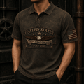 United States 250th Anniversary 1776-2026 Eagle Printed Polo Shirt Patriotic USA Independence Day Veteran Gift for Men Dad Grandpa