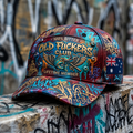 Bitter Old Fuckers Club Lifetime Member Printed Fishing Trucker Cap Australia Flag Gift for Dad Father's Day Bass Fishing Hat