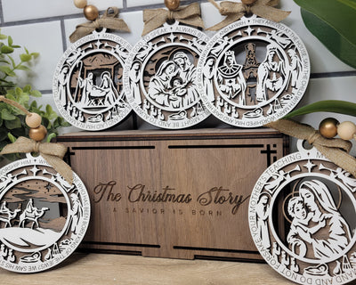 Christmas Story Wood Sign, Family Christmas Ornament, Christmas Decor