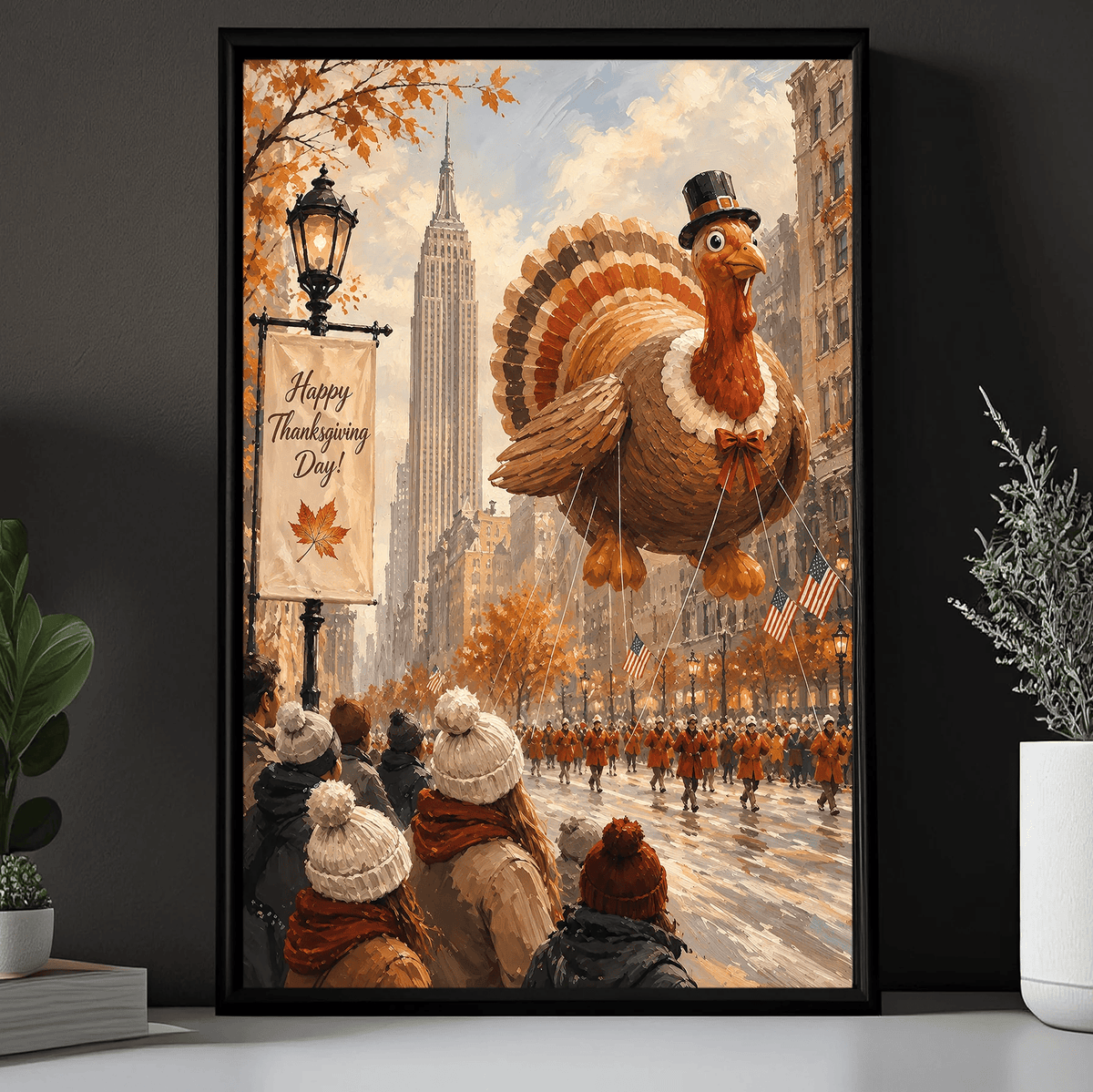 Funny Thanksgiving Canvas Painting Thankful Gift For Turkey Lover