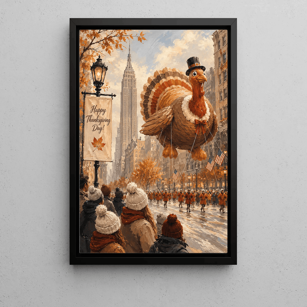 Funny Thanksgiving Canvas Painting Thankful Gift For Turkey Lover