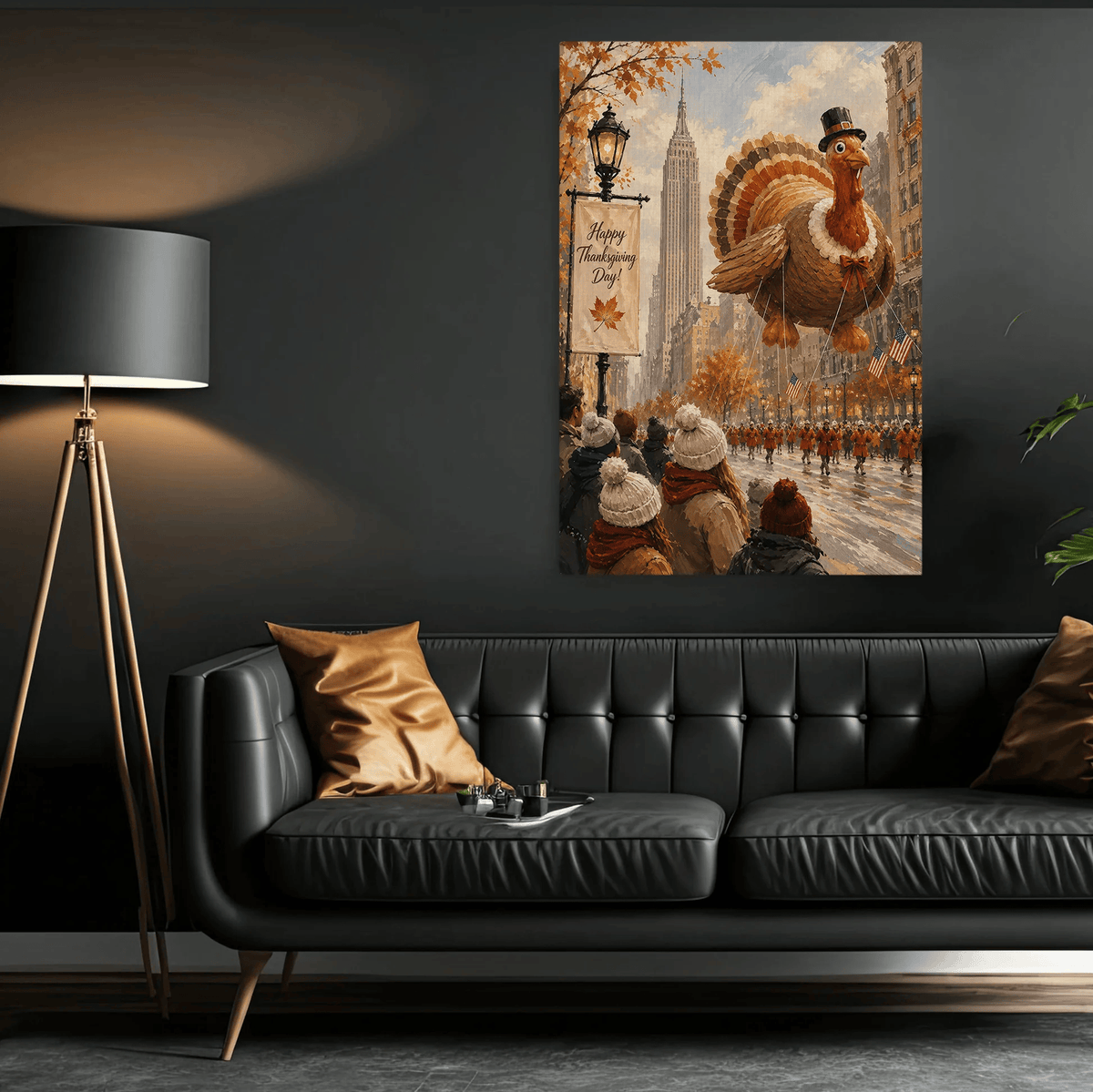 Funny Thanksgiving Canvas Painting Thankful Gift For Turkey Lover