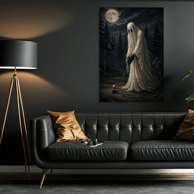 Golfing After Death Canvas Wall Art Decor, Gift For Golf Lover