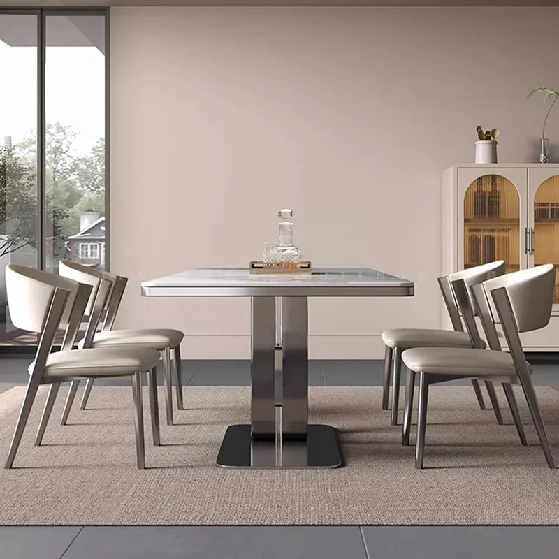 Mesa de comedor de café móvil, escritorio, centro de jardín, mesa de comedor extensible, sala de estar de lujo, muebles para el hogar, conjuntos de muebles