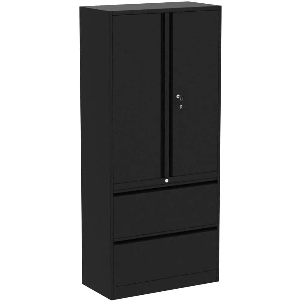 Filing Cabinets  Filing Cabinets  2 Drawer Lateral File Cabinet, Metal Storage Cabinet with Drawers, Locking File Cabinet