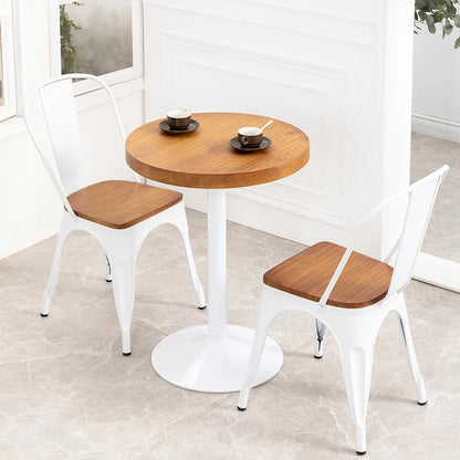 Ensembles de salle à manger modernes et blancs Ensembles de restaurant italiens minimalistes et ultralégers pour café Meubles de maison modulaires pour l'extérieur Silla Comedor