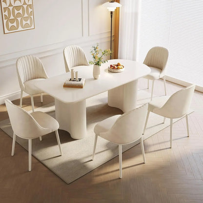 Juego de mesa de comedor con 4 sillas, juego de mesa de cocina moderna, mesa de comedor interior para cocina, bar, sala de estar, rincón de desayuno