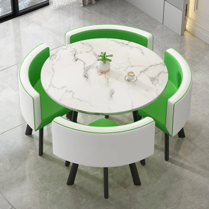 стол обеденный Dining Table Set 4 Chairs Modern Reception Negotiation Coffee Tables Living Room Furniture Kitchen Table Chairs