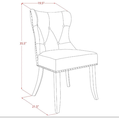 El juego de 9 piezas incluye una mesa de comedor rectangular con patas en forma de X y 8 sillas tapizadas en tela de lino azul bebé, 40 x 72 pulgadas