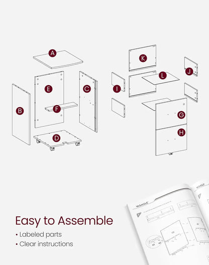 2-drawer filing cabinet, locked filing cabinet for home office, small rolling filing cabinet, printer stand