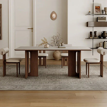 Mesa de Entrada Sillas de Madera Mesas de Cocina de Estudio Juego de Comedor de Madera Maciza Alternativa de Comedor Silla de Relajación Muebles de Terraza