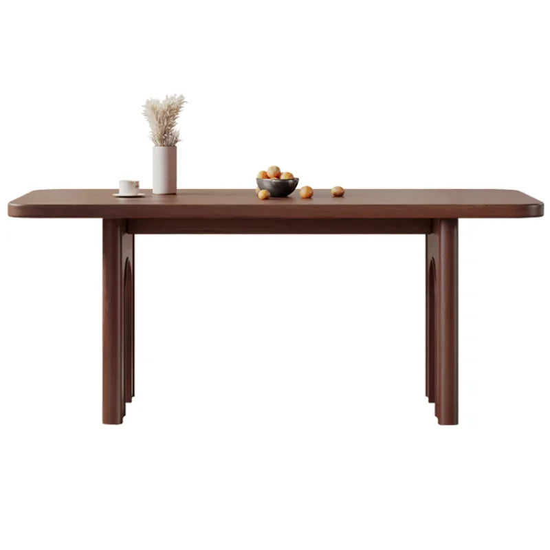 Mesa de comedor de café moderna, juego completo de mesa de pasillo, silla de habitación completa, consola de madera que ahorra espacio de estudio, comedor de lujo