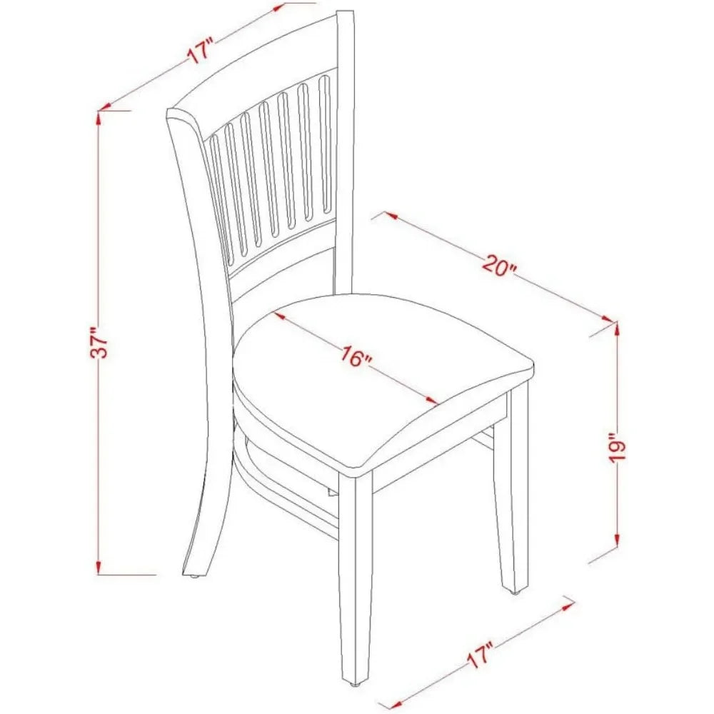 Juego de mesa de comedor de 5 piezas que incluye una mesa de cocina redonda con pedestal y 4 sillas de comedor tapizadas en tela de lino