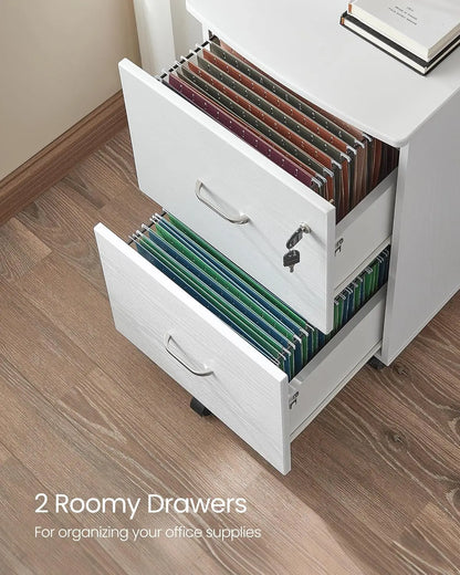 2-drawer filing cabinet, locked filing cabinet for home office, small rolling filing cabinet, printer stand