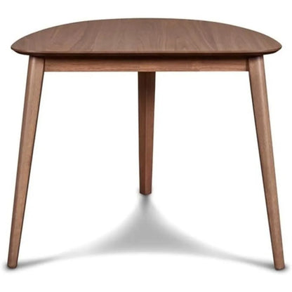 Ensemble de table à manger, nouveau mobilier classique, table d'angle Oscar moderne du milieu du siècle, ensemble de salle à manger 3 pièces, noyer, ensemble de table à manger