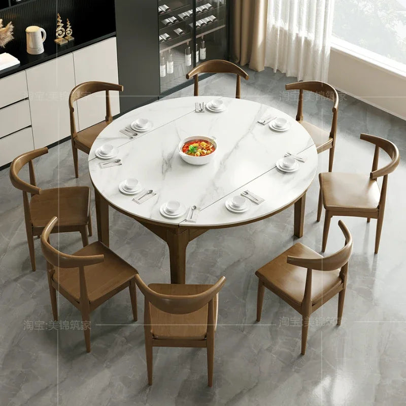 Mesas de comedor extensibles, sillas, armarios para sala de estar, muebles de jardín de vidrio, comedores portátiles plegables, 4 sillas, ofertas