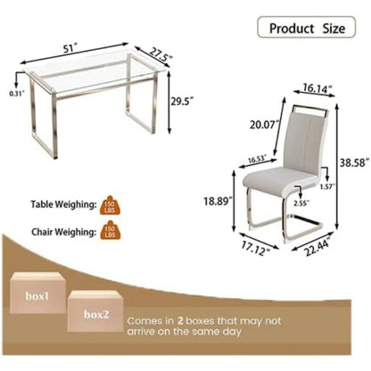 Ensemble de table à manger pour 4 personnes, ensembles de tables à manger rectangulaires modernes pour 4 personnes, ensembles de table et de chaises de cuisine pour 4 personnes, ensemble de salle à manger