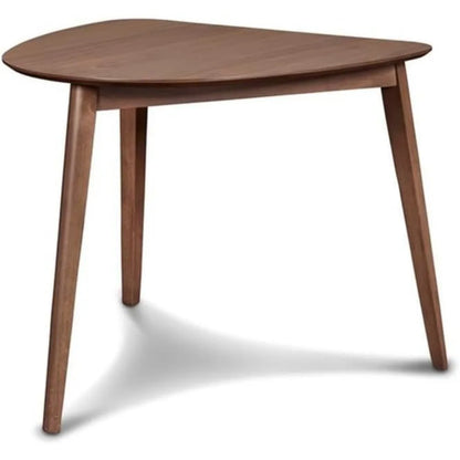 Ensemble de table à manger, nouveau mobilier classique, table d'angle Oscar moderne du milieu du siècle, ensemble de salle à manger 3 pièces, noyer, ensemble de table à manger