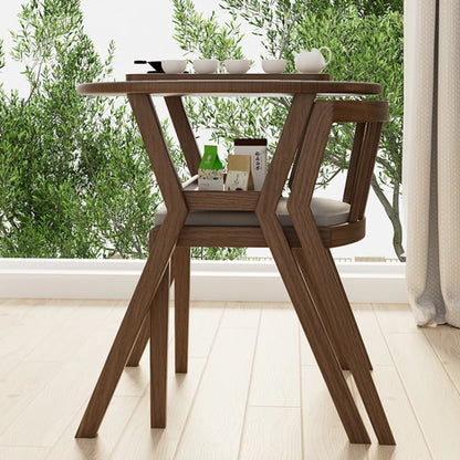 Folding Coffee Wooden Dining Table Set Chairs Small Kitchen Nordic Round Table Living Room Mesas De Comedor Home Furniture