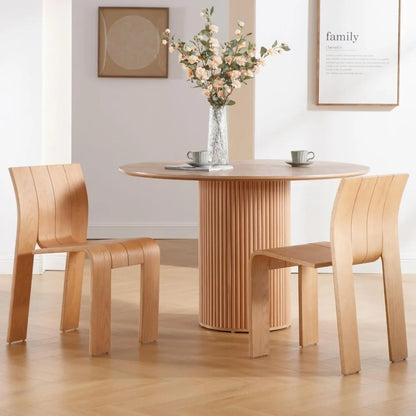 Juego de 4 sillas de comedor de madera modernas, sillas de cocina apilables de madera, sillas modernas para invitados, cocina, oficina, boda, fiesta, picnic