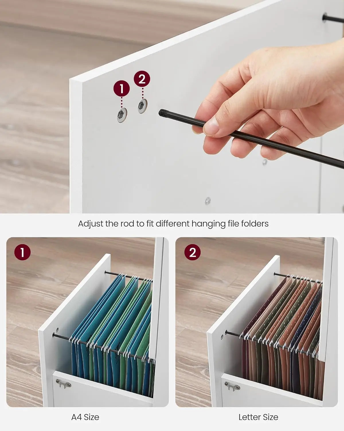 2-drawer filing cabinet, locked filing cabinet for home office, small rolling filing cabinet, printer stand