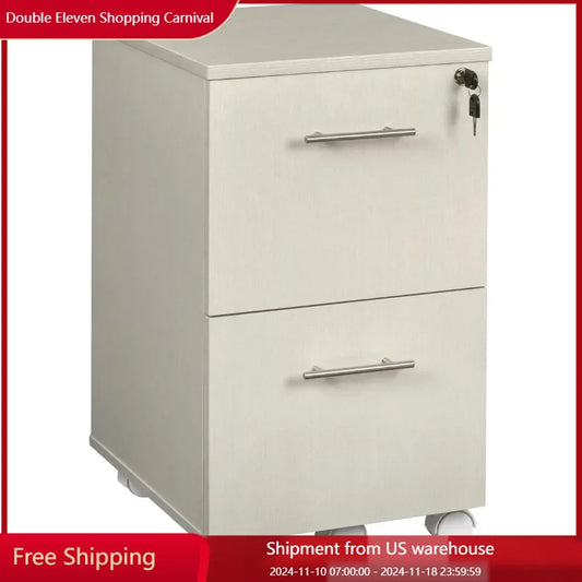 3-Drawer Lockable Mobile File Cabinet, 26.75"H, Gray Steel Laminate ,Office Furniture Mobile File Cabinet