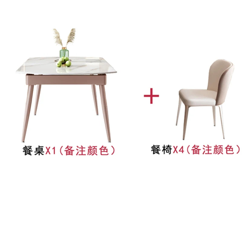 Folding Table Kitchen Dining Room Set Replica High Luxury Table Multifunctional Large Coffee Rustic Muebles Home Furniture