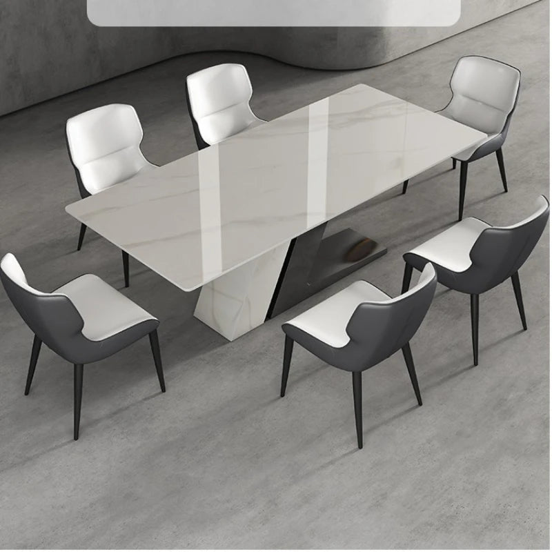 Juego de mesa de comedor de lujo Muebles Gabinetes Sala de estar Cocina Silla relajante nórdica completa Muebles Comedor Juegos de jardín Té