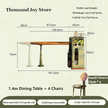 Mesas de comedor extensibles de madera de diseño nórdico de lujo, mesas plegables para cocina, restaurante, centro de mesa, muebles de comedor