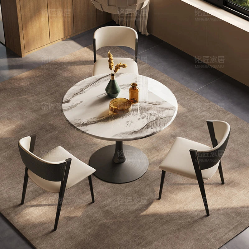 Juegos De Mesa Con Sillas Extensibles Comedor Sala Centro Mármol Alternativa Café Muebles Modernos Juego De Comedor 4 Sillas