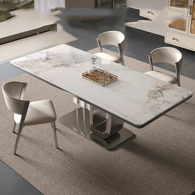 Mesa de comedor de café móvil, escritorio, centro de jardín, mesa de comedor extensible, sala de estar de lujo, muebles para el hogar, conjuntos de muebles