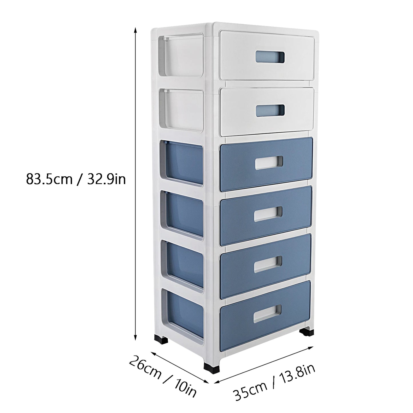 1 armario de almacenamiento de pie con 6 cajones, armario multiusos para el hogar y la oficina, almacenamiento de archivos