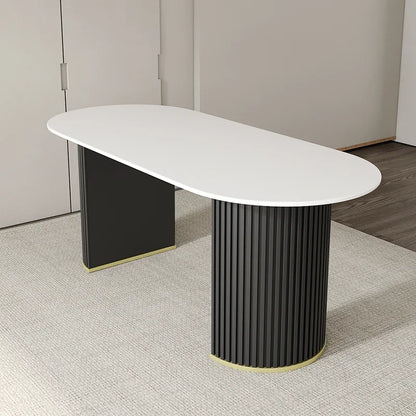 Juegos de comedor de color blanco y crema, mesa de comedor Wind Rock, silla, restaurante minimalista moderno, mesa rectangular, muebles para el hogar Jantar