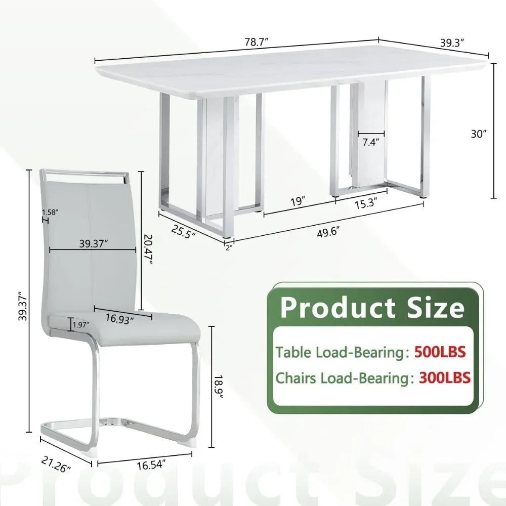 Juego de mesa de comedor para 8 personas, juego de mesa de comedor de altura de mostrador, juego de mesa de comedor de 9 piezas para muebles de cocina y sala de estar