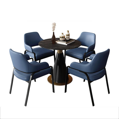 Mesa de comedor nórdica para sala de estar, mesa redonda con acento, juego de comedor móvil, muebles de cocina de diseño para el hogar Tavolino Da Salotto