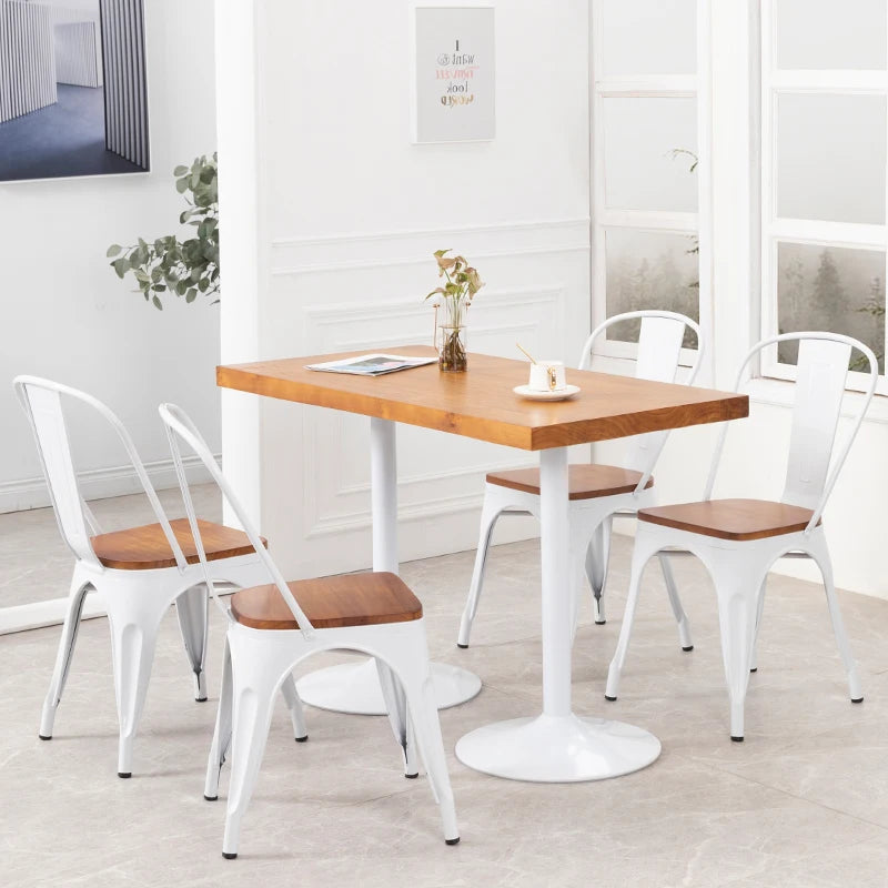 Ensembles de salle à manger modernes et blancs Ensembles de restaurant italiens minimalistes et ultralégers pour café Meubles de maison modulaires pour l'extérieur Silla Comedor