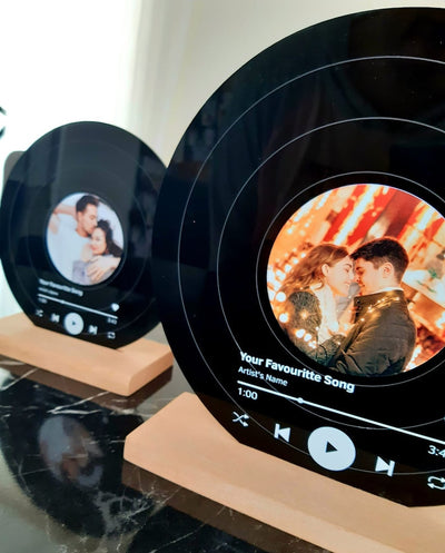 Custom Vinyl Record, Anniversary Gifts for Boyfriend, Personalized Music Plaque, Gifts for Him, Boyfriend Gift, Valentine Day Gift
