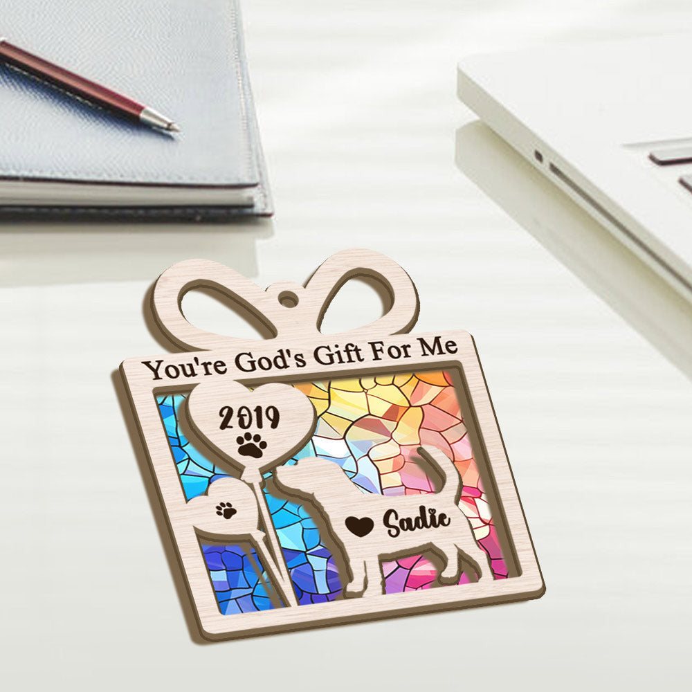 Custom Beagles Suncatcher Ornament - Personalized Name Christmas Gift For Dog Lovers - Suitable For Any Occasion
