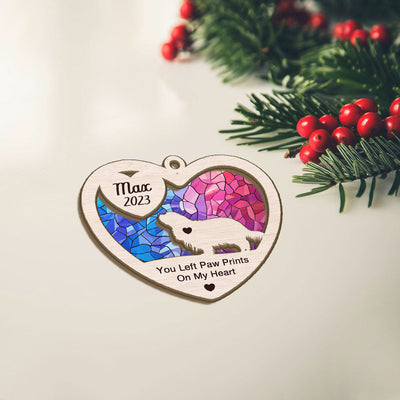 Cavalier King Charles Suncatcher Ornament - Heart Design, Perfect Gift For Dog Lovers, Memorial Keepsake For Pet Loss | Suitable For All Occasions, Home Decor, Remembrance