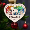 Personalized Cane Corso Suncatcher Ornament: Engraved Dog Memorial, Custom Name And Year � Ideal Gift For Cane Corso Lovers, Dog Owners, And Memorials
