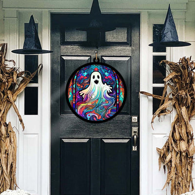 Scary Ghost Suncatcher Ornament Halloween Home Decor